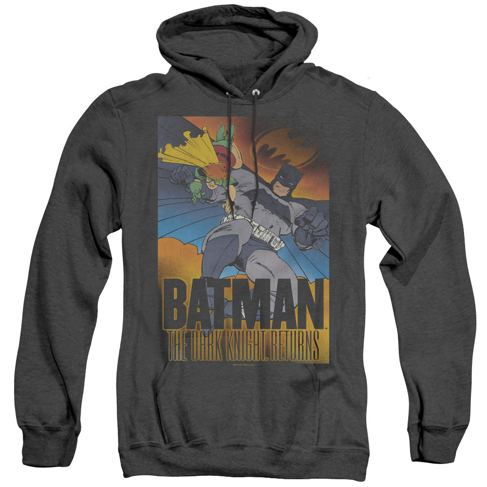 Batman - Dk Returns - Adult Heather Hoodie - Black