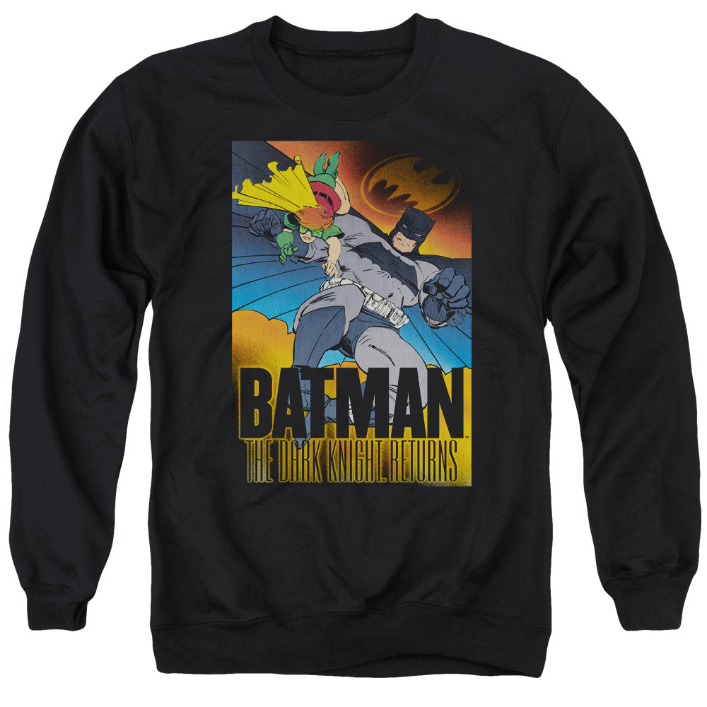 Batman - Dk Returns - Adult Crewneck Sweatshirt - Black