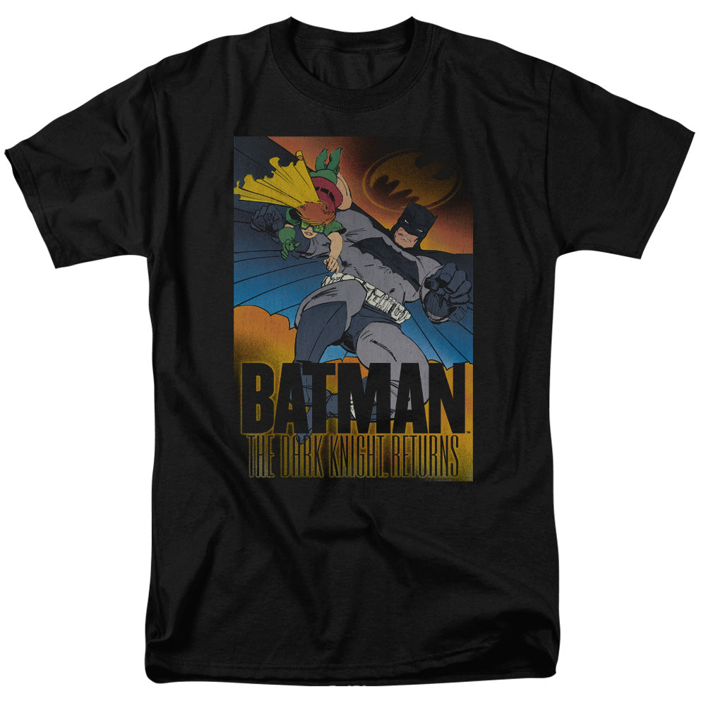 Batman - Dk Returns - Short Sleeve Adult 18/1 - Black T-shirt