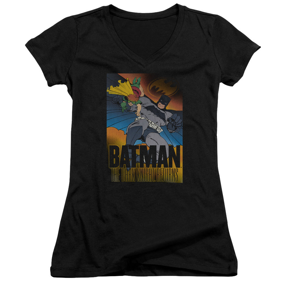 Batman - Dk Returns - Junior V-neck - Black