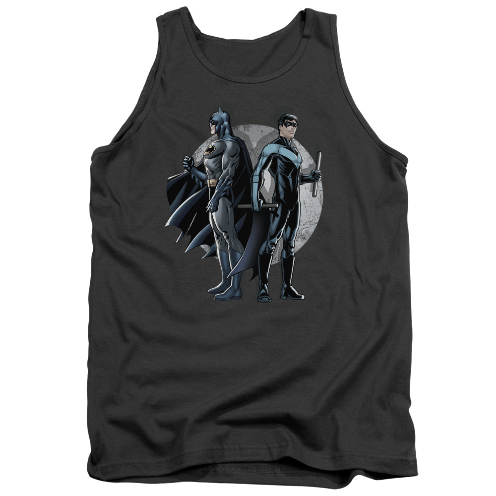 Batman - Spotlight - Adult Tank - Charcoal