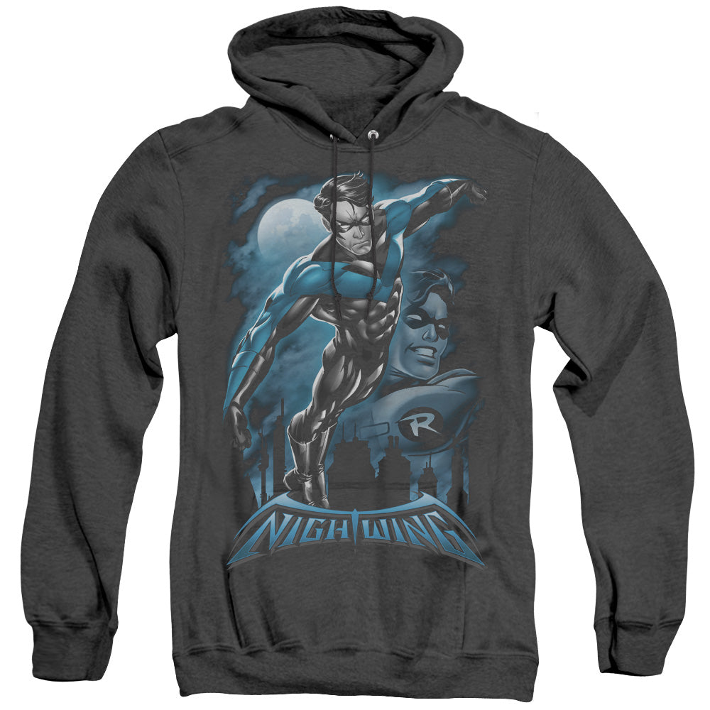 Batman - All Grown Up - Adult Heather Hoodie - Black