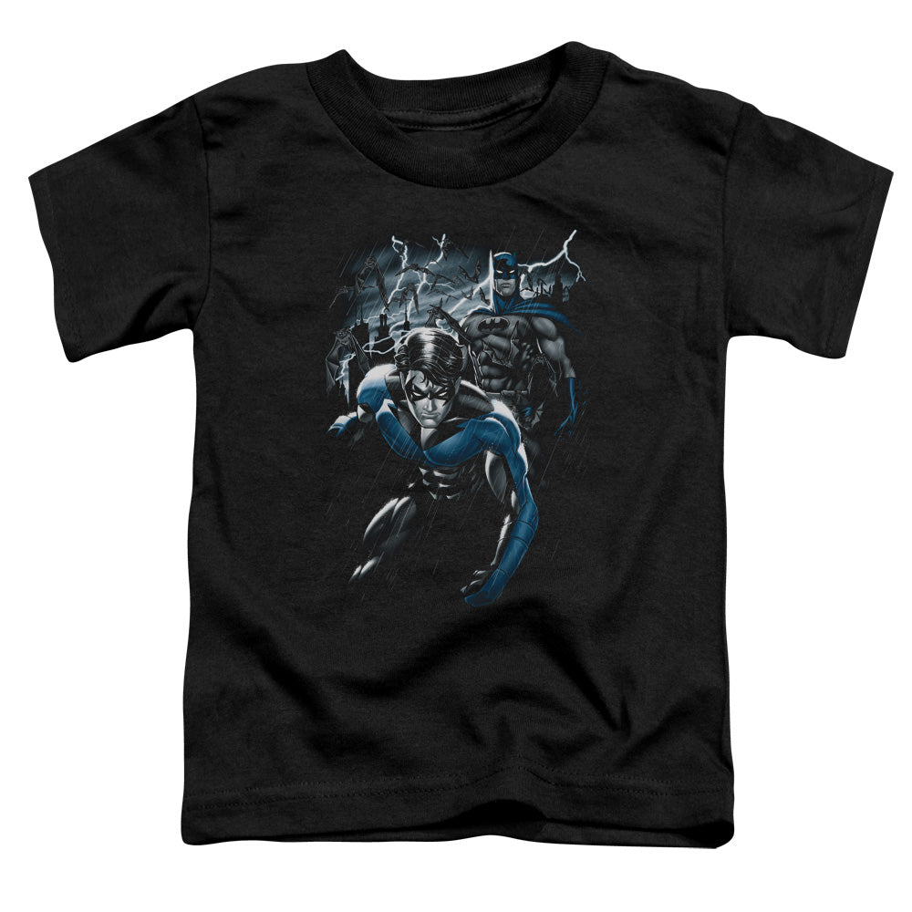 BATMAN DYNAMIC DUO - S/S TODDLER TEE - BLACK - T-Shirt