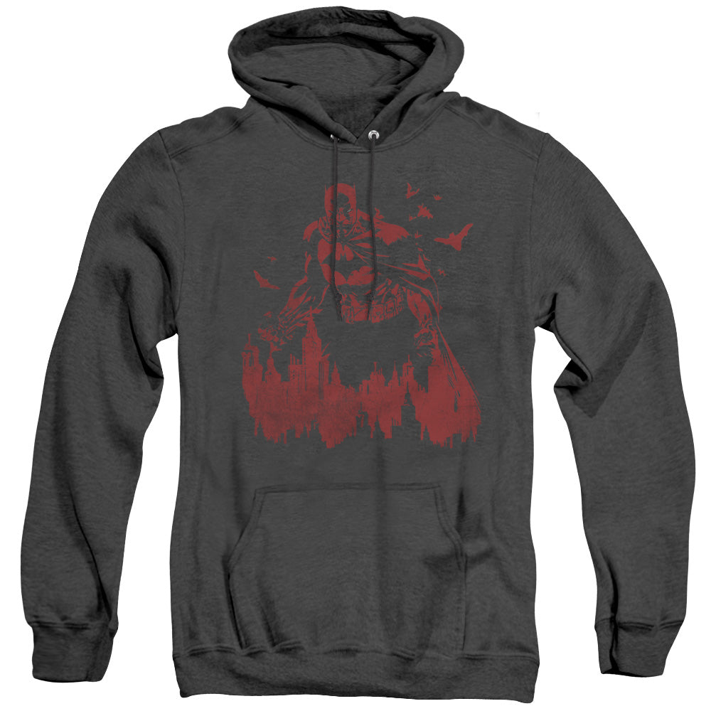 Batman - Red Knight - Adult Heather Hoodie - Black