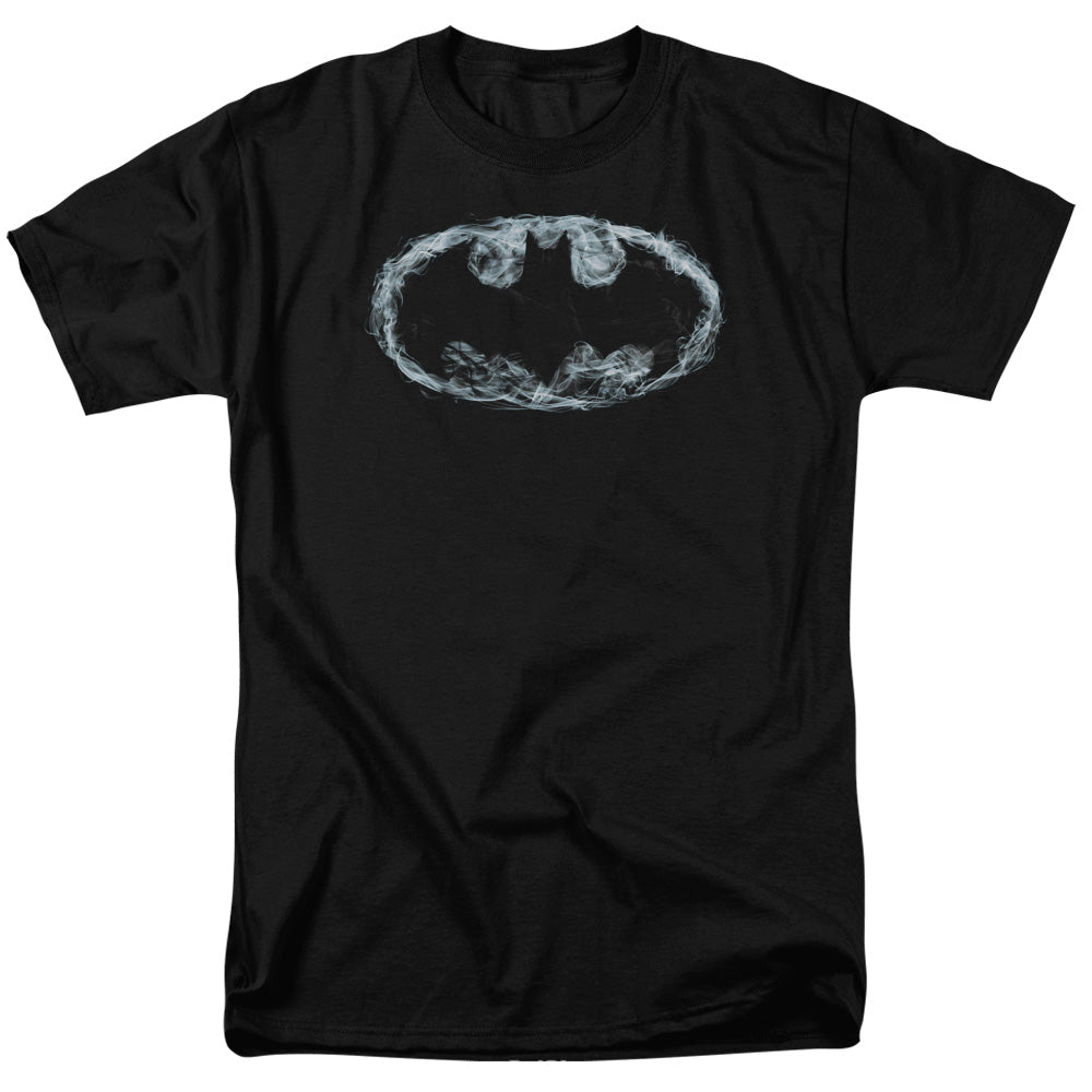Batman - Smoke Signal - Short Sleeve Adult 18/1 - Black T-shirt
