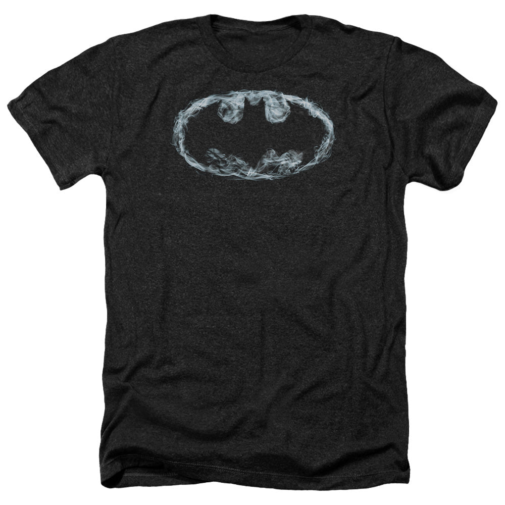 Batman - Smoke Signal - Adult Heather-black
