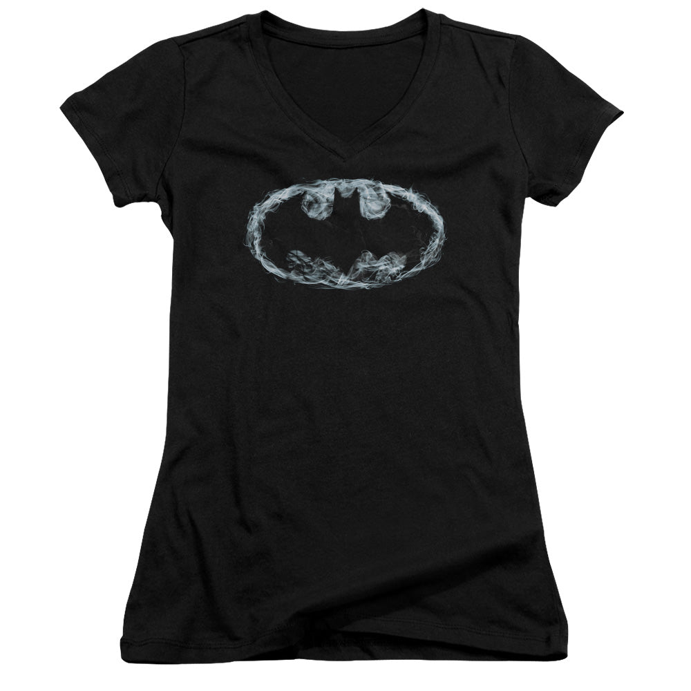 Batman - Smoke Signal - Junior V-neck - Black