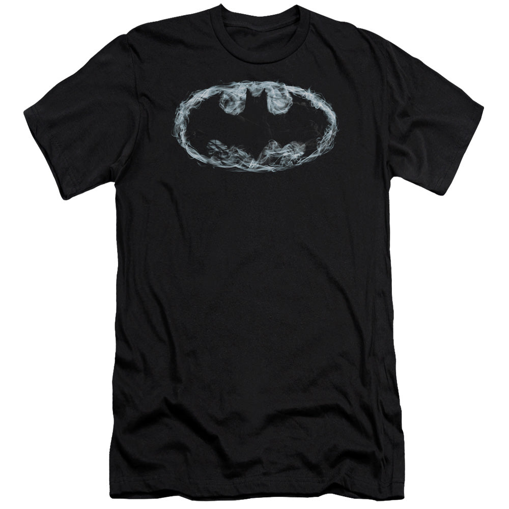 Batman - Smoke Signal-premuim Canvas Adult Slim Fit 30/1 - Black