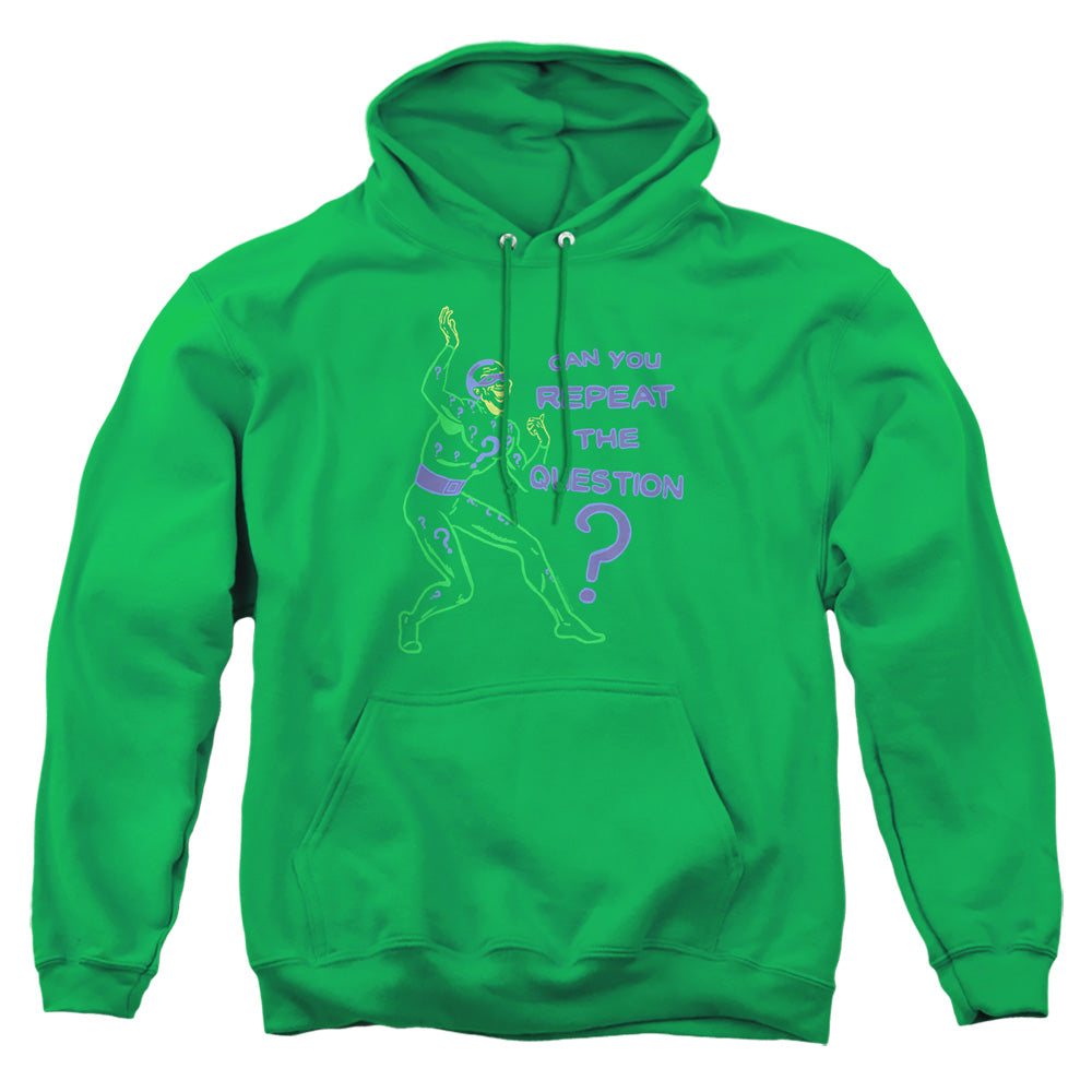 Batman - Repeat - Adult Pull-over Hoodie - Kelly Green