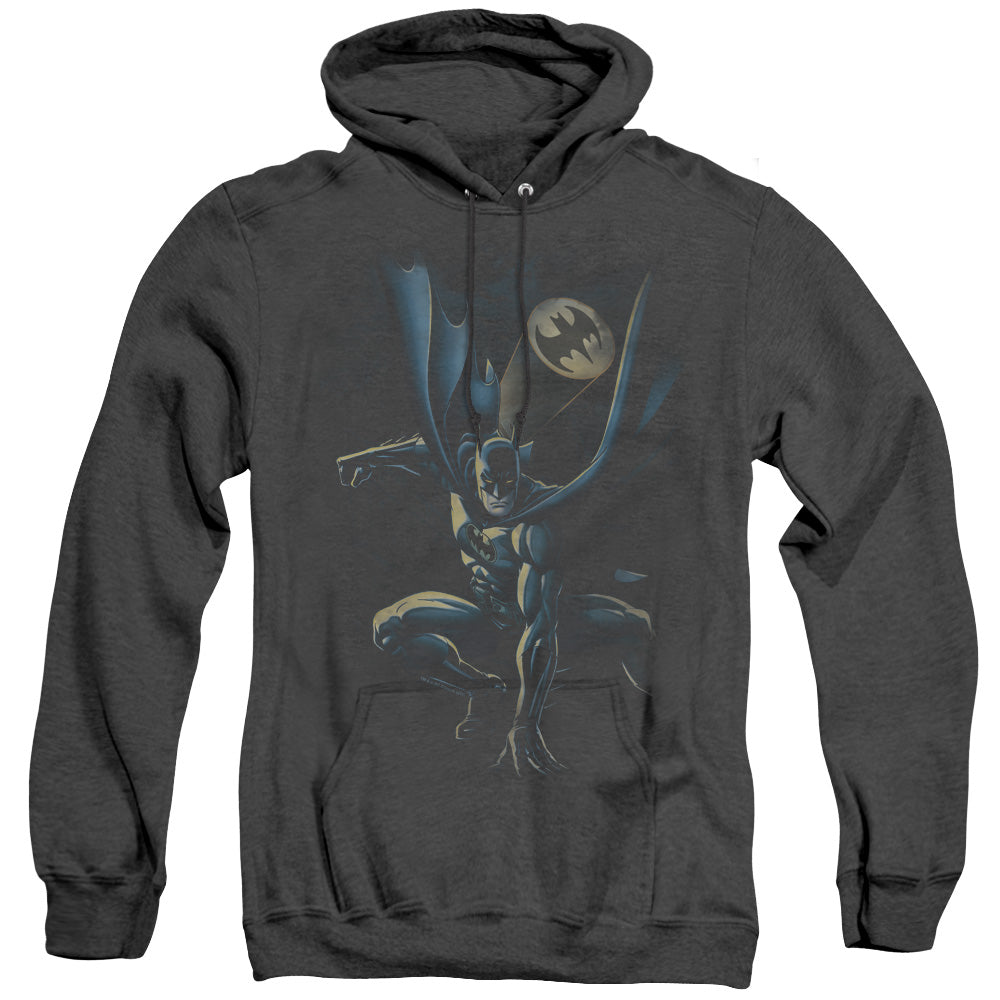 Batman - Calling All Bats - Adult Heather Hoodie - Black