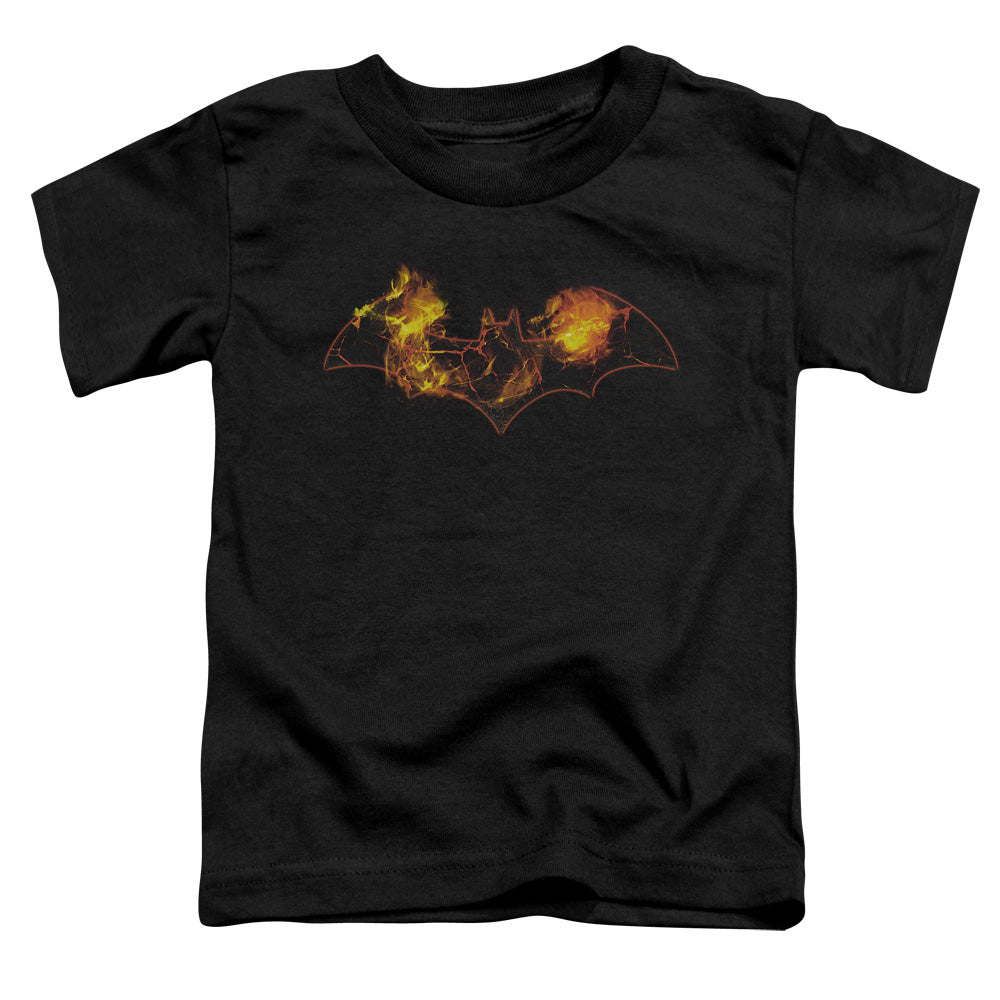 Batman - Molten Logo - Short Sleeve Toddler Tee - Black T-shirt
