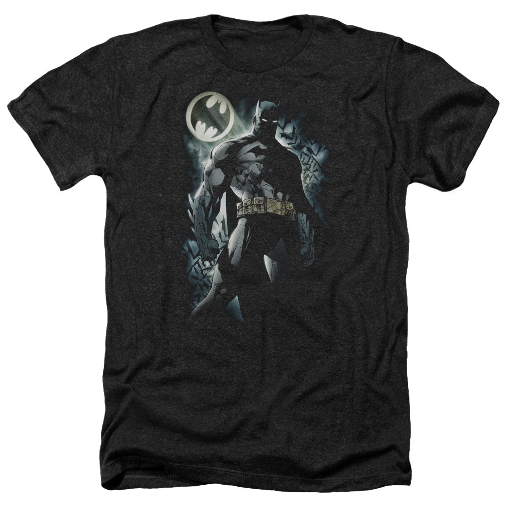 Batman - The Knight - Adult Heather-black