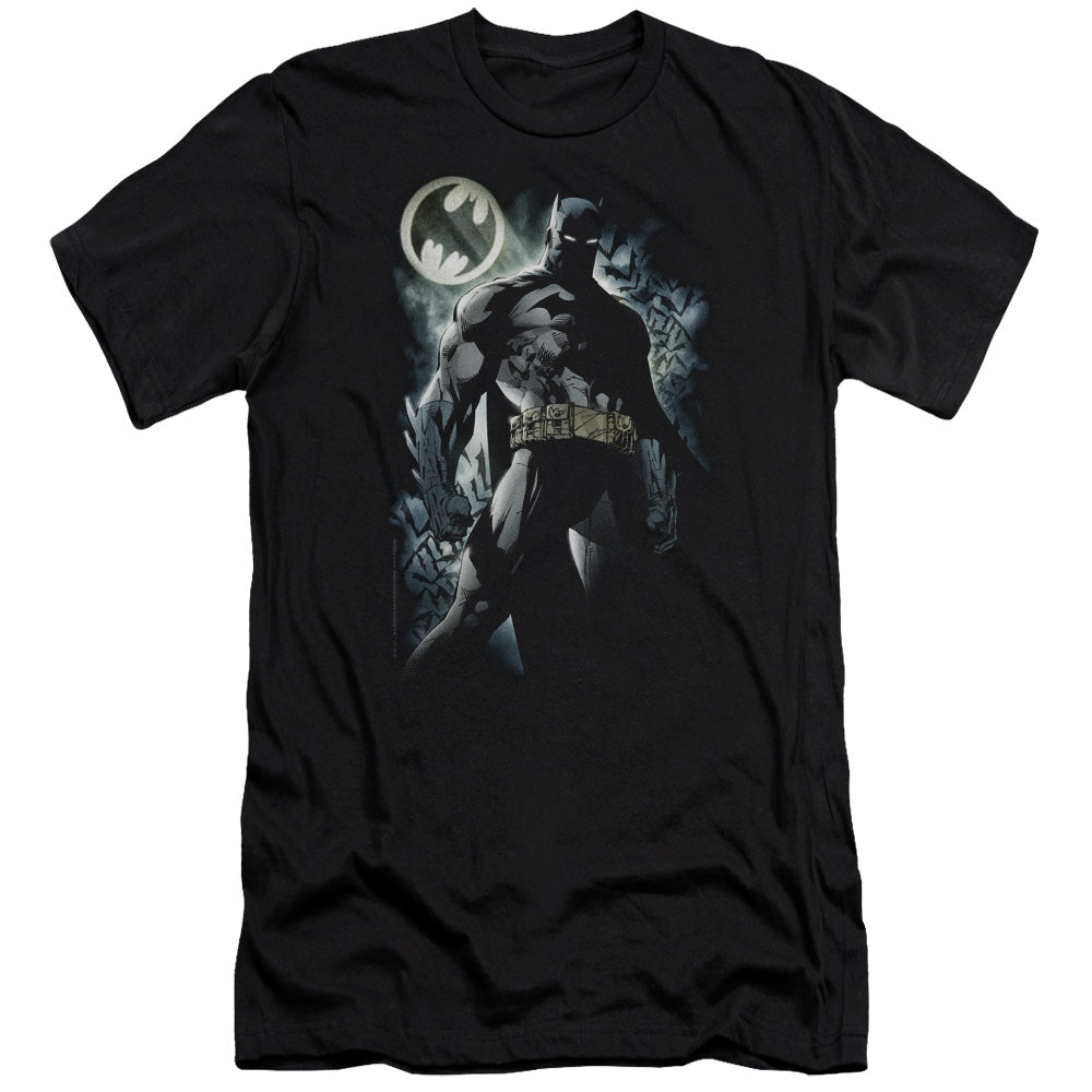 Batman - The Knight-premuim Canvas Adult Slim Fit 30/1 - Black