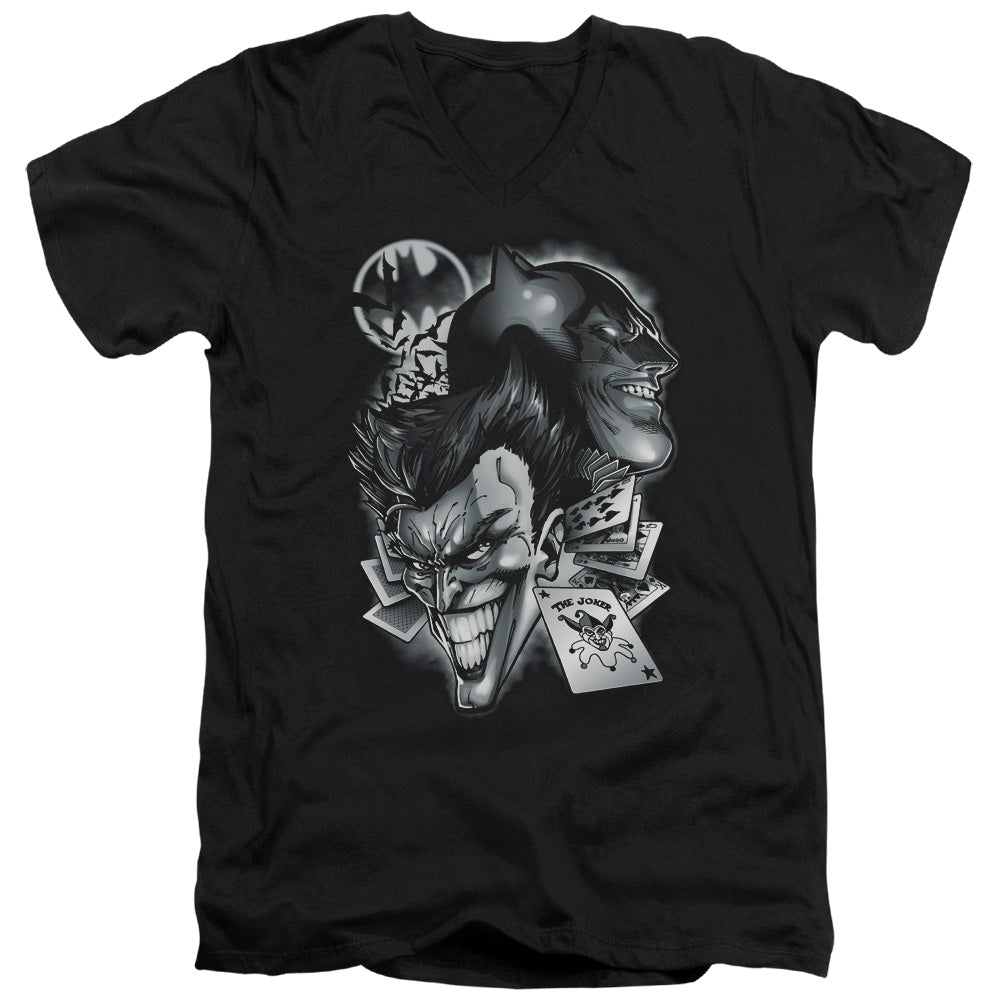 Batman - Archenemies - Short Sleeve Adult V-neck - Black T-shirt