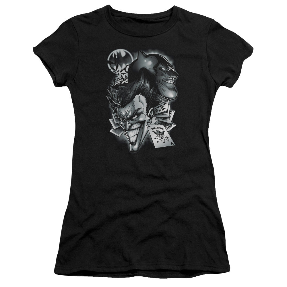 Batman - Archenemies - Short Sleeve Junior Sheer - Black T-shirt