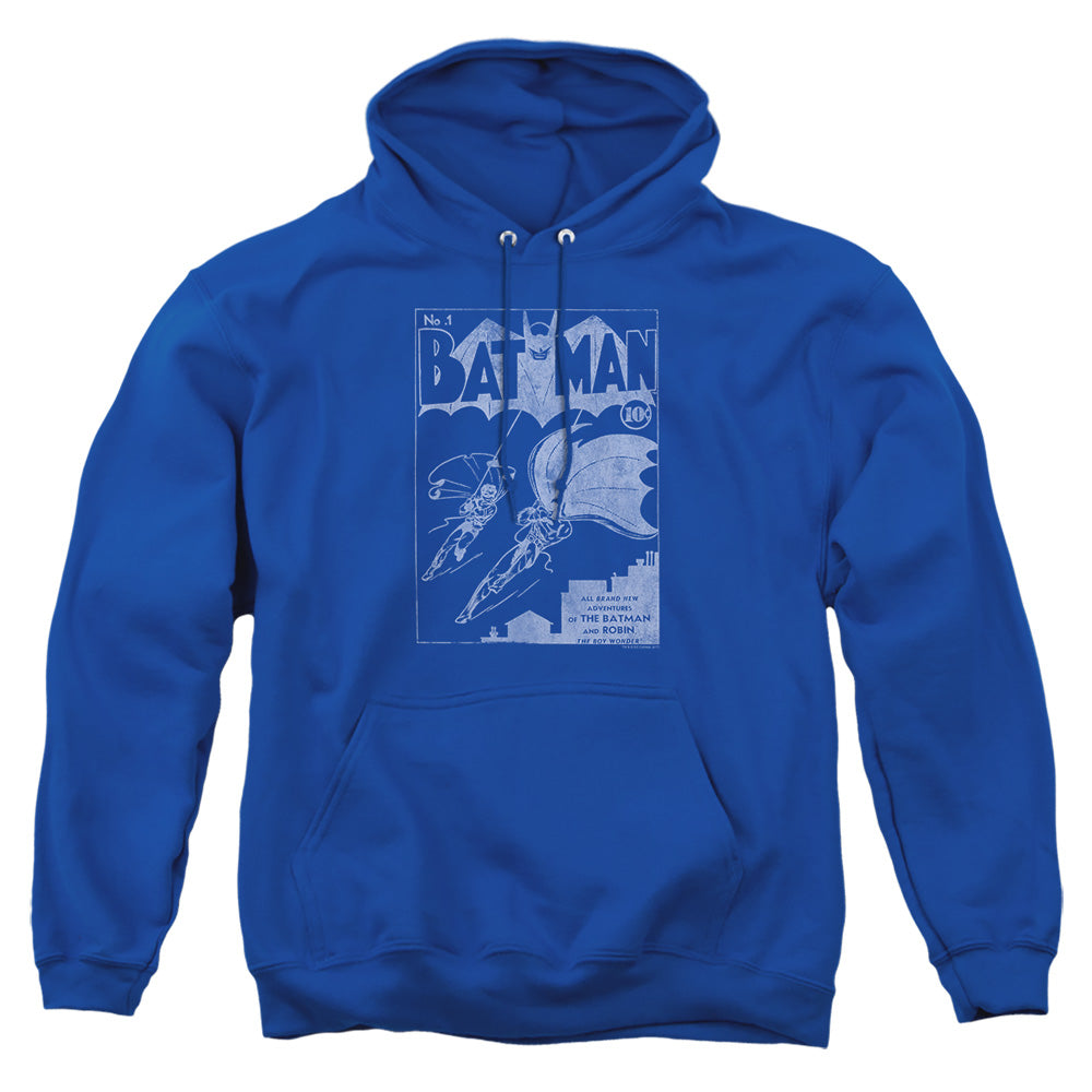 Batman - Issue 1 Cover - Adult Pull-over Hoodie - Royal Blue