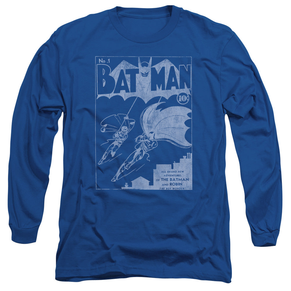 Batman - Issue 1 Cover - Long Sleeve Adult 18/1 - Royal Blue T-shirt