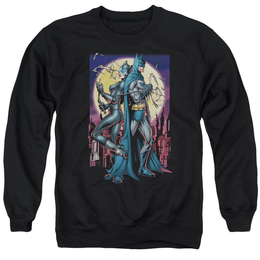 Batman Paint The Town Red - Adult Crewneck Sweatshirt - Black