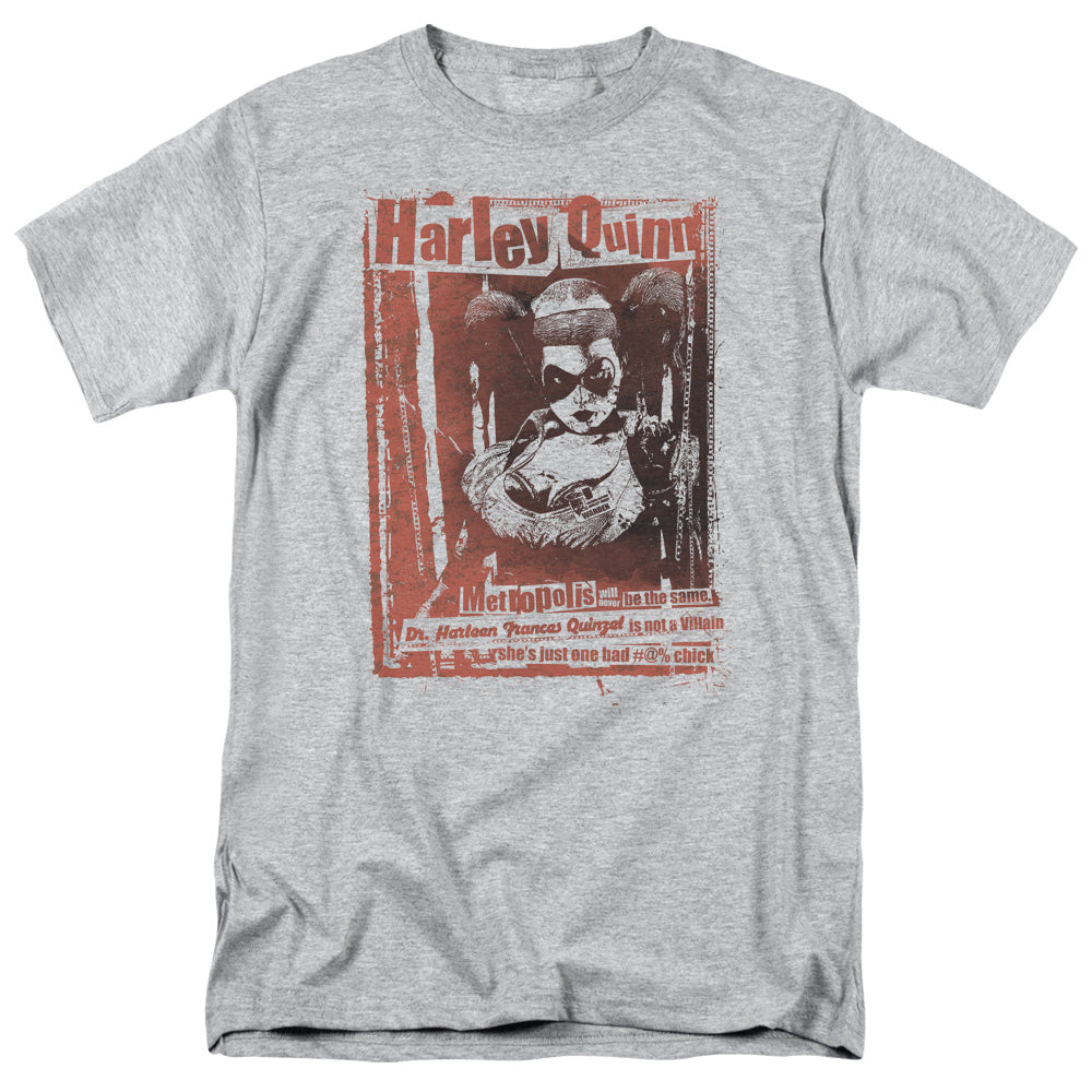 Batman - Dr Quinn - Short Sleeve Adult 18/1 - Athletic Heather T-shirt