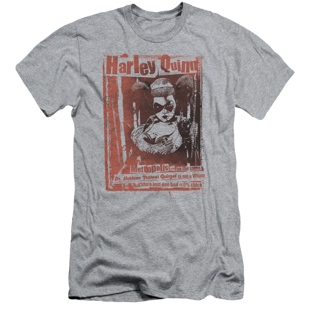 Batman - Dr Quinn - Short Sleeve Adult 30/1 - Athletic Heather T-shirt