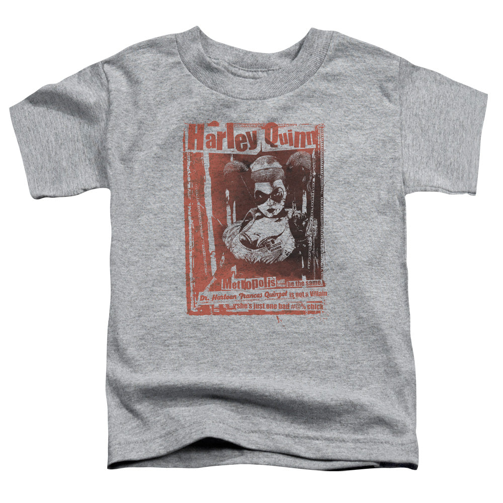 Batman - Dr Quinn - Short Sleeve Toddler Tee - Athletic Heather T-shirt