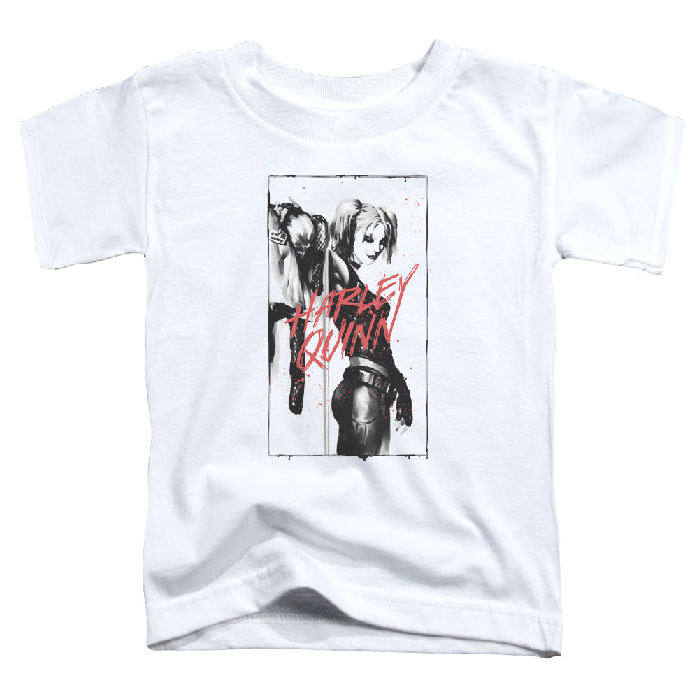 Batman - Inked Quinn - Short Sleeve Toddler Tee - White T-shirt