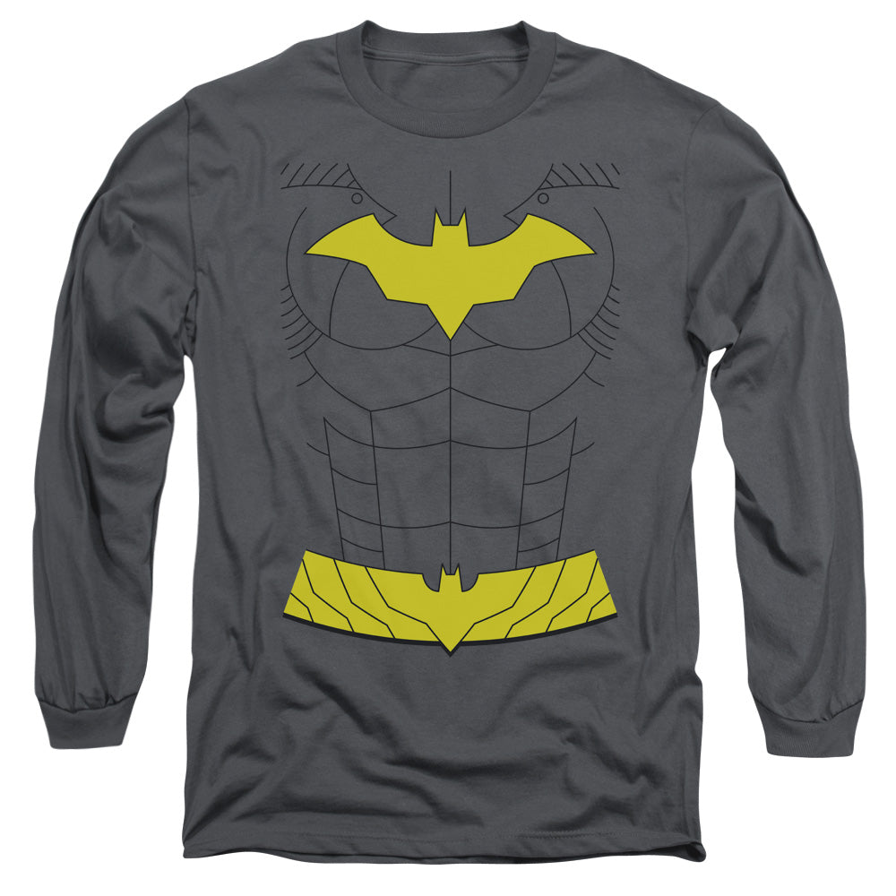 Batman - New Batgirl Uniform - Long Sleeve Adult 18/1 - Charcoal T-shirt