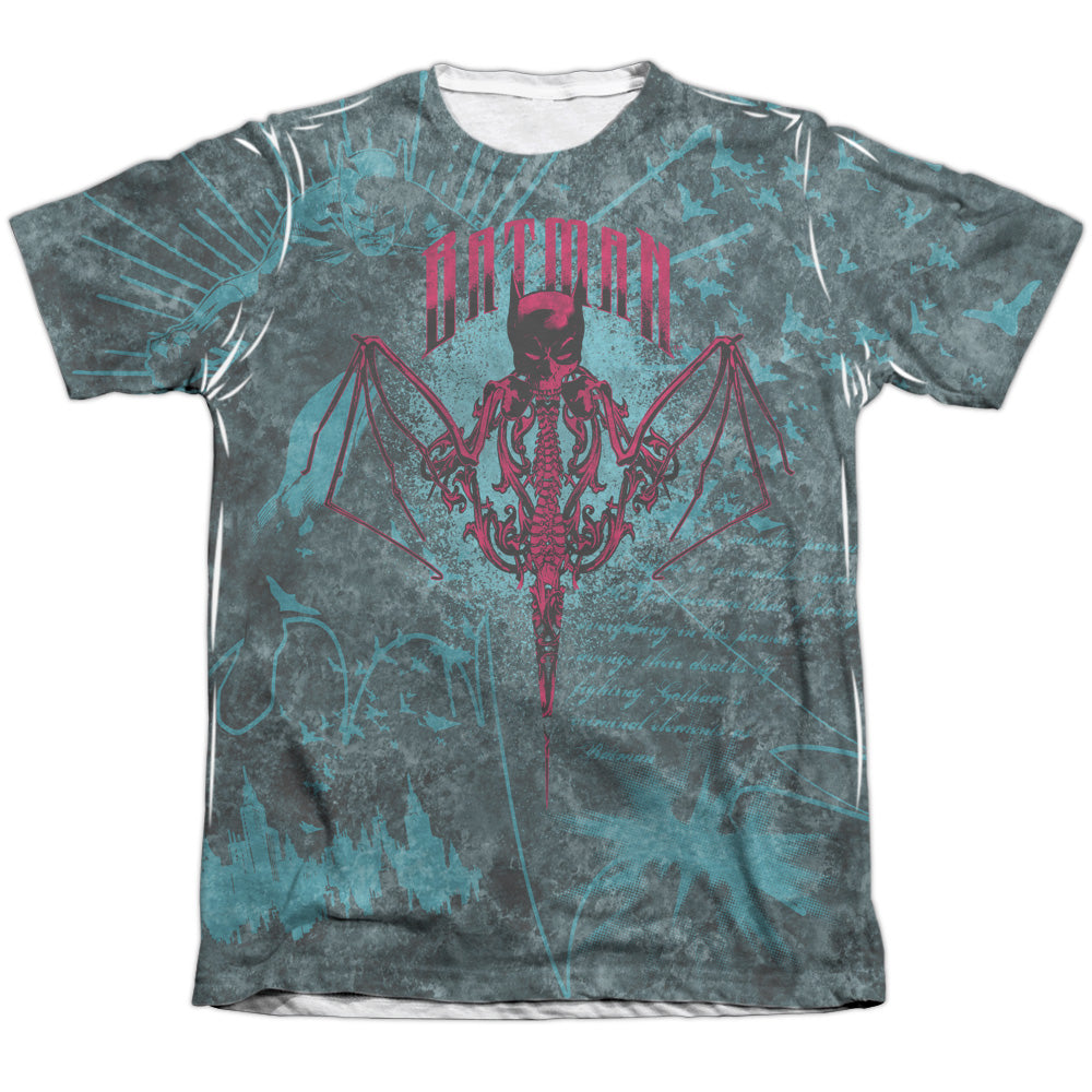 Batman - Carpe Nocturn - Adult 65/35 Poly/cotton Short Sleeve Tee - White T-shirt