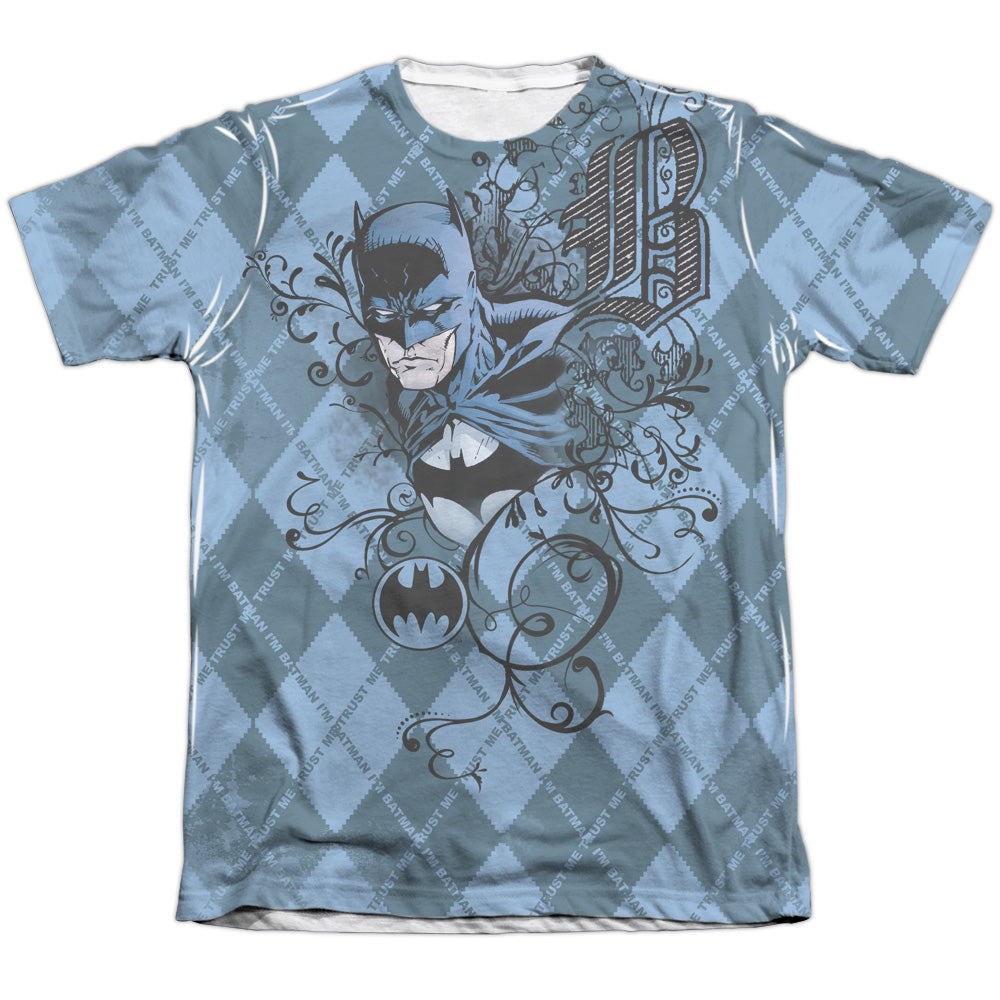 Batman - Batgyle - Adult 65/35 Poly/cotton Short Sleeve Tee - White T-shirt