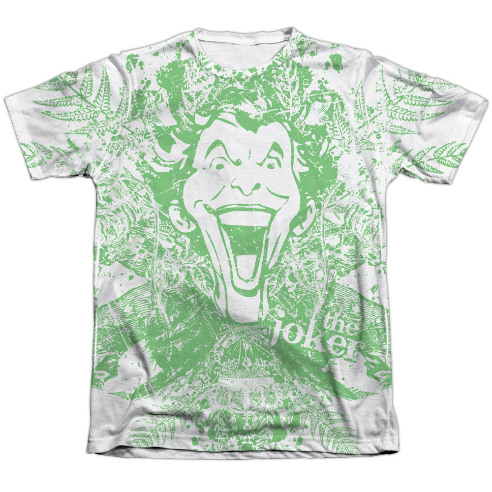 Batman - Joker In The Wild - Adult 65/35 Poly/cotton Short Sleeve Tee - White T-shirt
