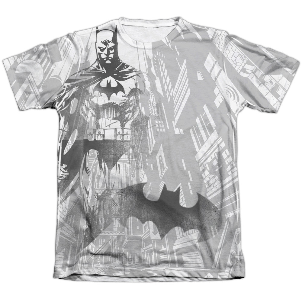 Batman - Vigilance - Adult Poly/cotton Short Sleeve Tee - White T-shirt