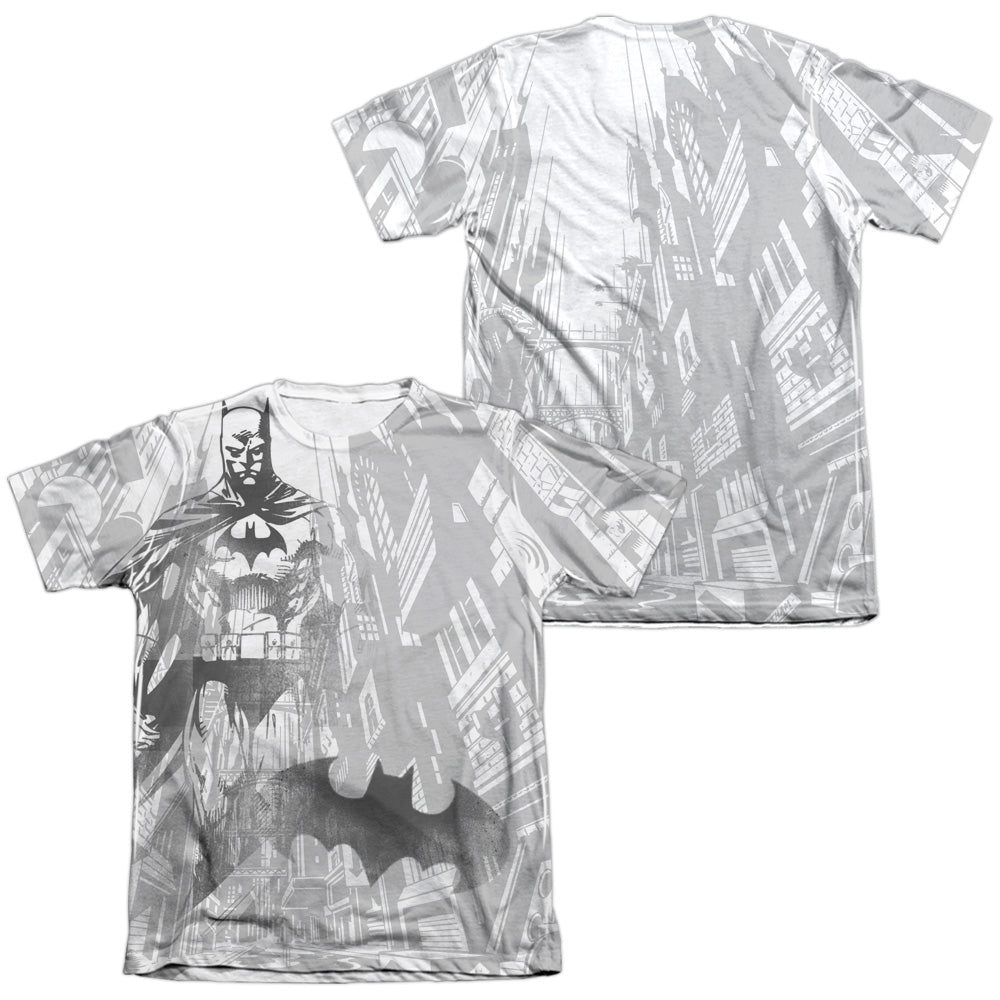 Batman - Vigilance - Adult Poly/cotton Short Sleeve Tee - White T-shirt