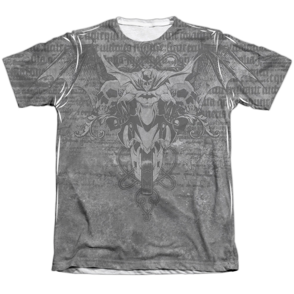 Batman - Ride Free - Adult Poly/cotton Short Sleeve Tee - White T-shirt