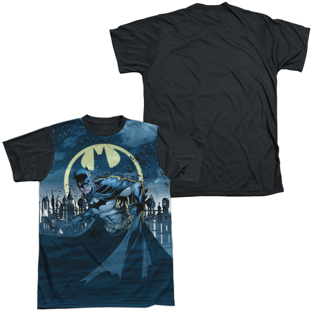 Batman - Heed The Call - Short Sleeve Adult White Front Black Back - White T-shirt