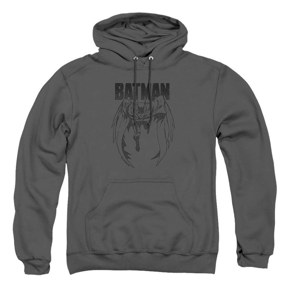 Batman - Grey Noise - Adult Pull-over Hoodie - Charcoal