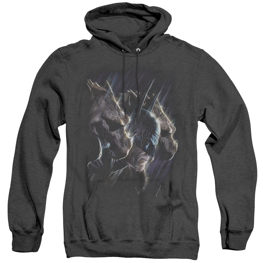Batman - Gargoyles - Adult Heather Hoodie - Black
