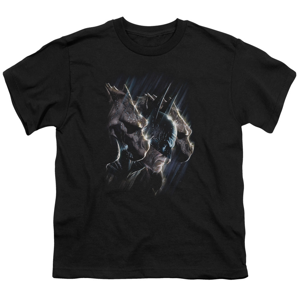 Batman - Gargoyles - Short Sleeve Youth 18/1 - Black T-shirt
