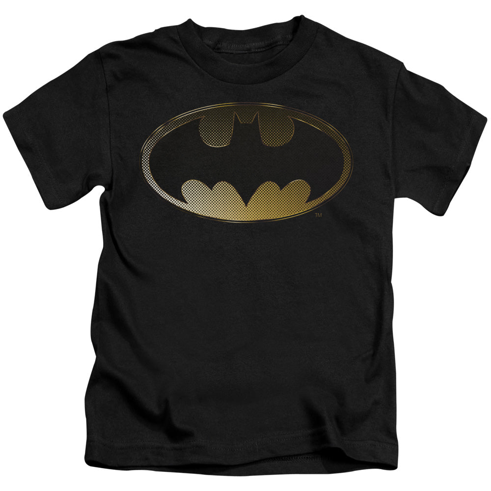 BATMAN HALFTONE BAT - S/S JUVENILE 18/1 - BLACK - T-Shirt