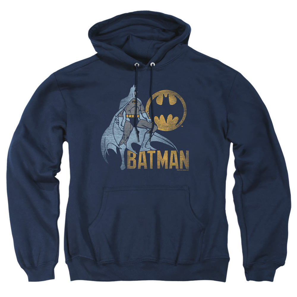 Batman - Knight Watch - Adult Pull-over Hoodie - Navy