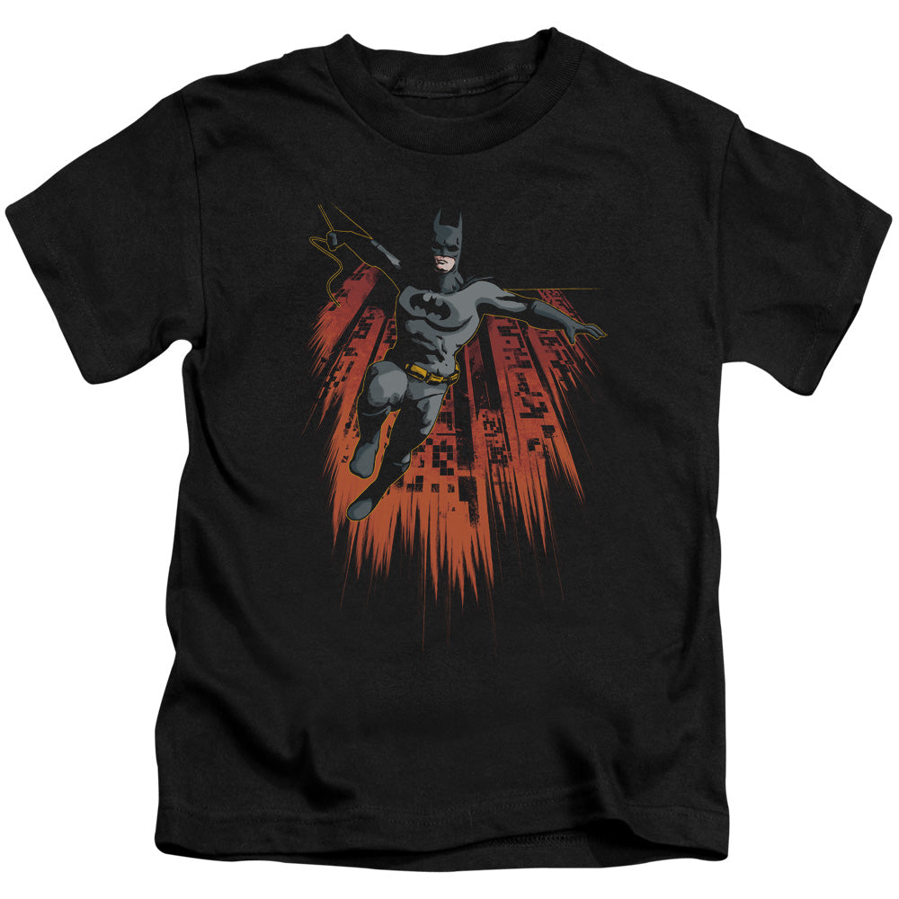 BATMAN MAJESTIC - S/S JUVENILE 18/1 - BLACK - T-Shirt