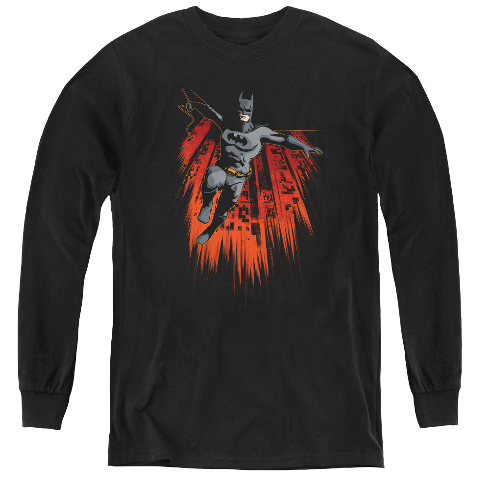Batman - Majestic - Youth Long Sleeve Tee - Black