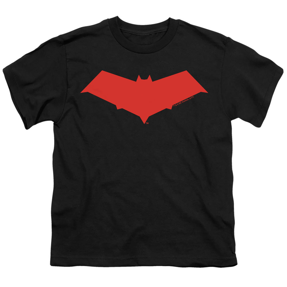 Batman - Red Hood - Short Sleeve Youth 18/1 - Black T-shirt