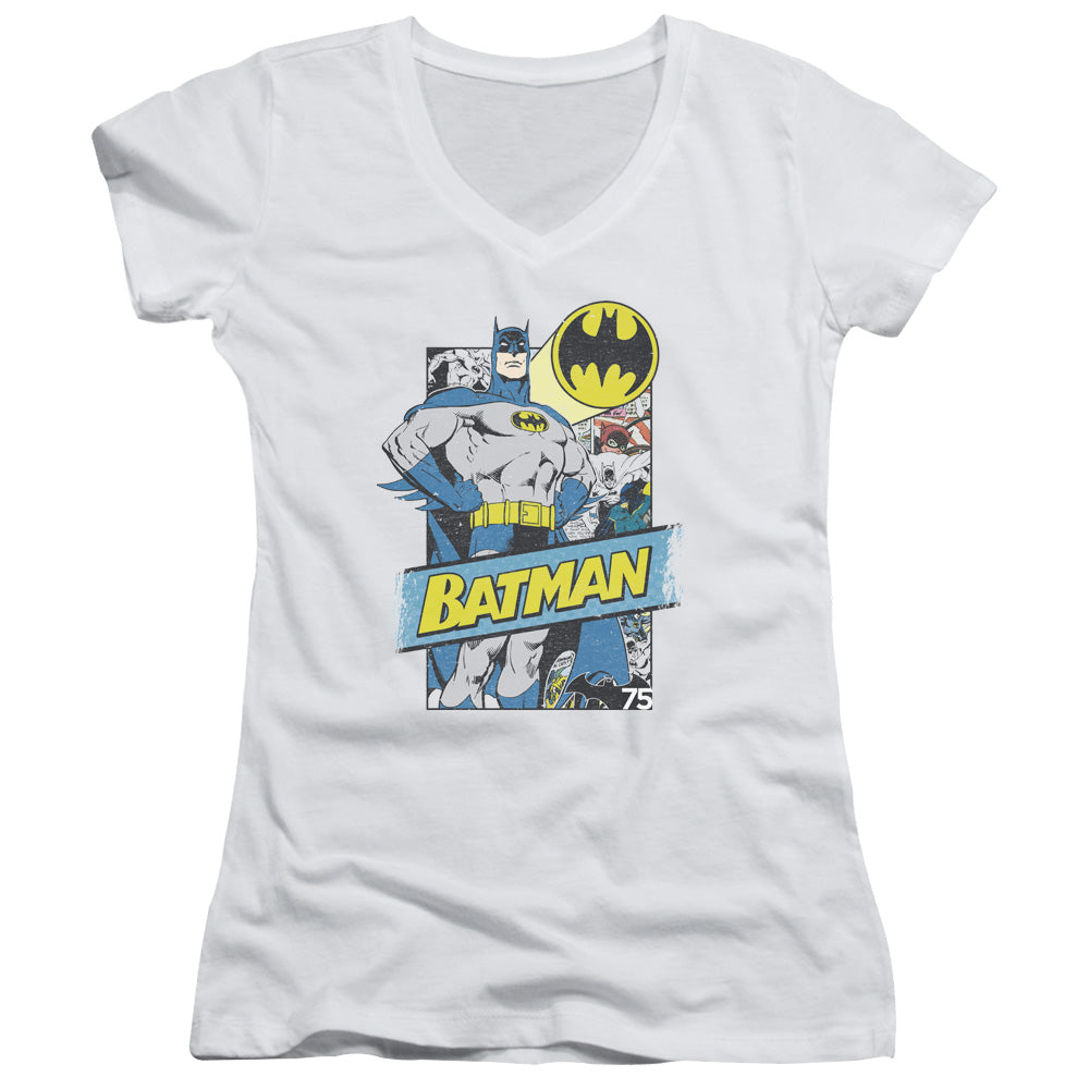 Batman - Out Of The Pages-junior V-neck - White