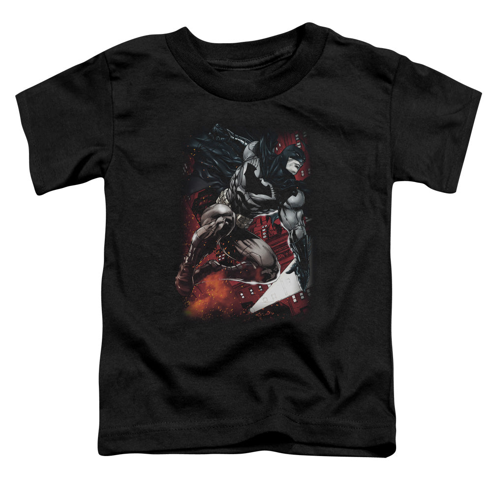 Batman - Sparks Leap - Short Sleeve Toddler Tee - Black T-shirt