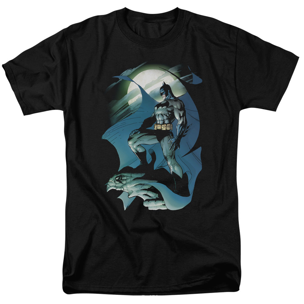 Batman - Glow Of The Moon - Short Sleeve Adult 18/1 - Black T-shirt