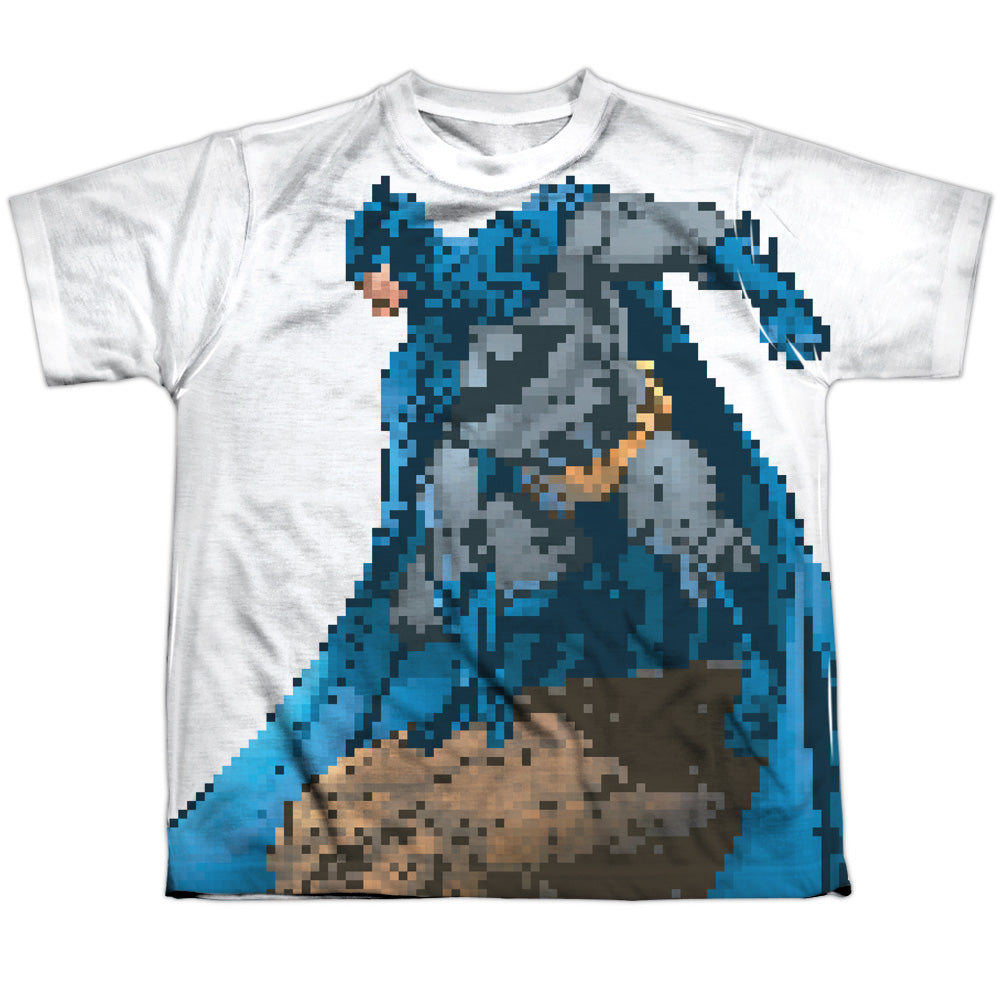Batman - Batbit - Short Sleeve Youth Poly Crew - White T-shirt