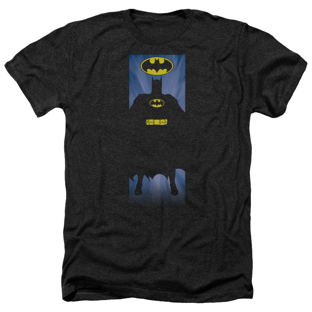 Batman - Batman Block - Adult Heather-black