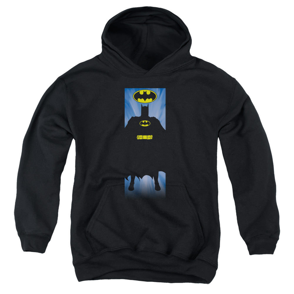 Batman - Batman Block - Youth Pull-over Hoodie - Black