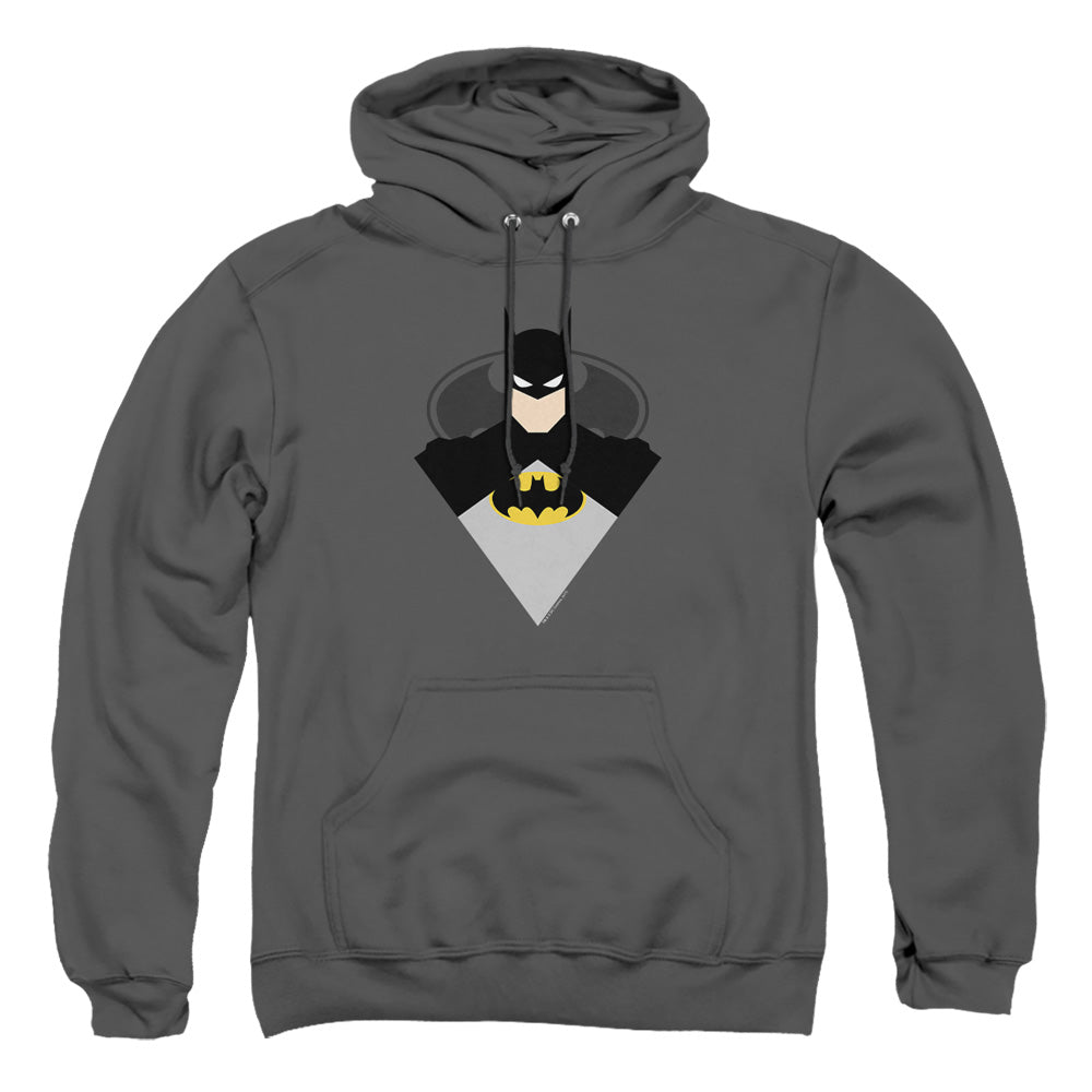 Batman - Simple Bat - Adult Pull-over Hoodie - Charcoal