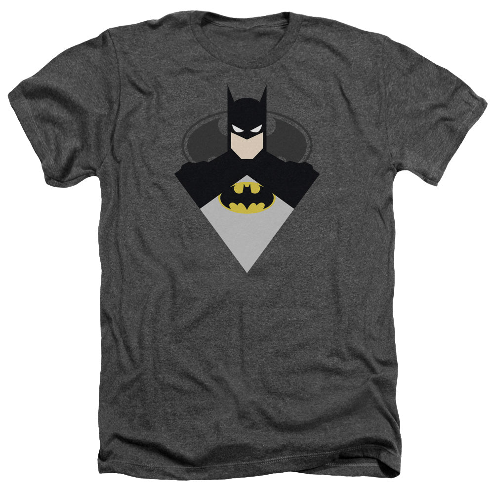 Batman - Simple Bat - Adult Heather - Charcoal